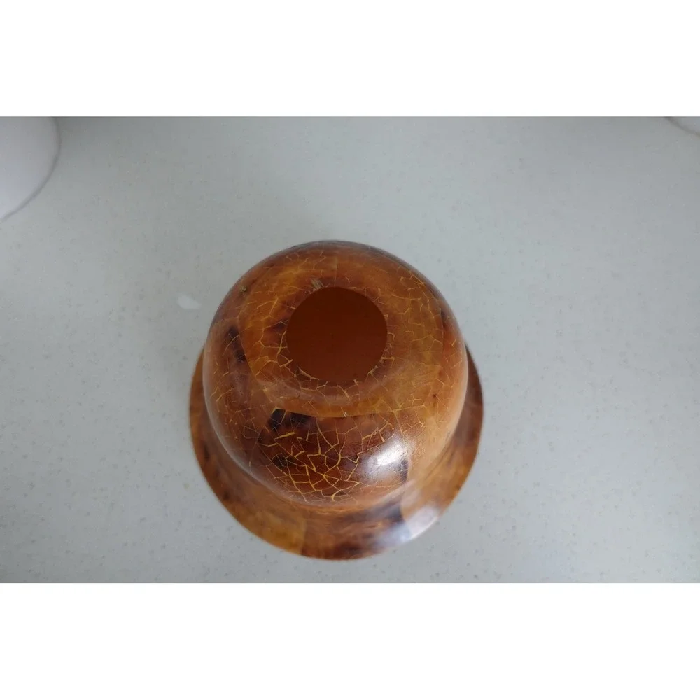 Vintage lamp shade Light Fixture‎ covers tortoise brown